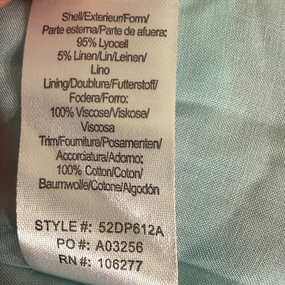 Hale Bob Liv Voile Midi Dress Green Sleeveless Paisley size Large - Picture 10 of 10